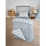 ETE HOMETEX TEK KİŞİLİK LÜX WELSOFT YORGAN SETİ AKSU GRİ 155X215CM 8696474231932
